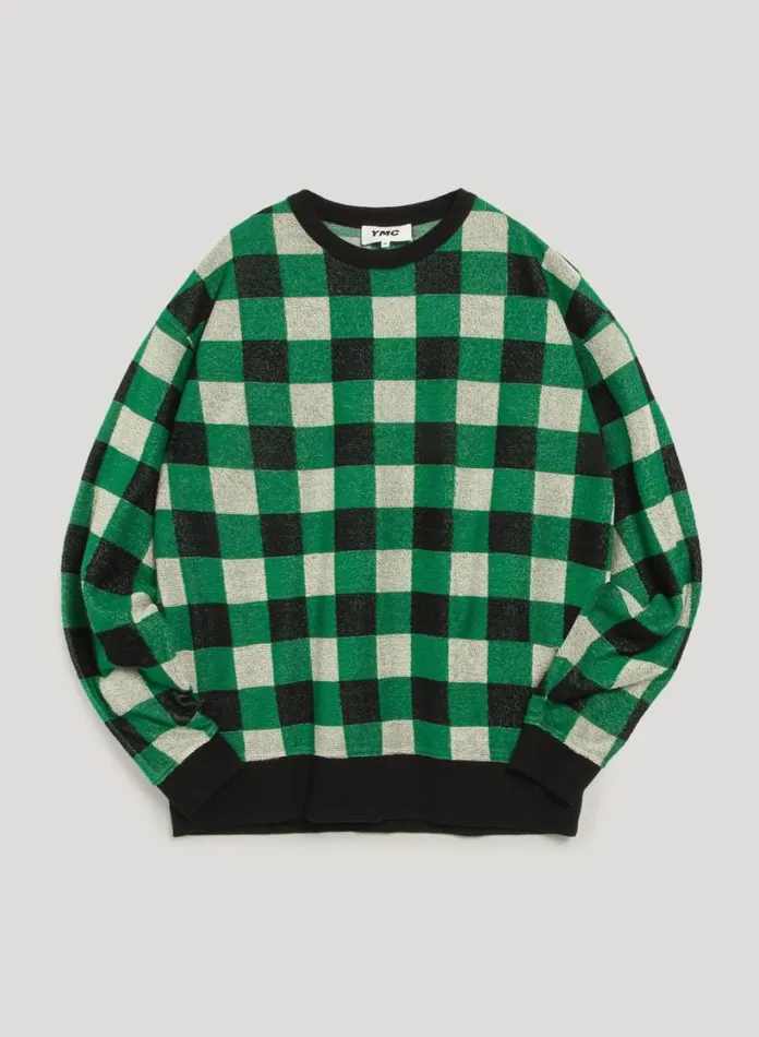 YMC Daisy Age Sweatshirt Black Multi Mens Sweatshirts