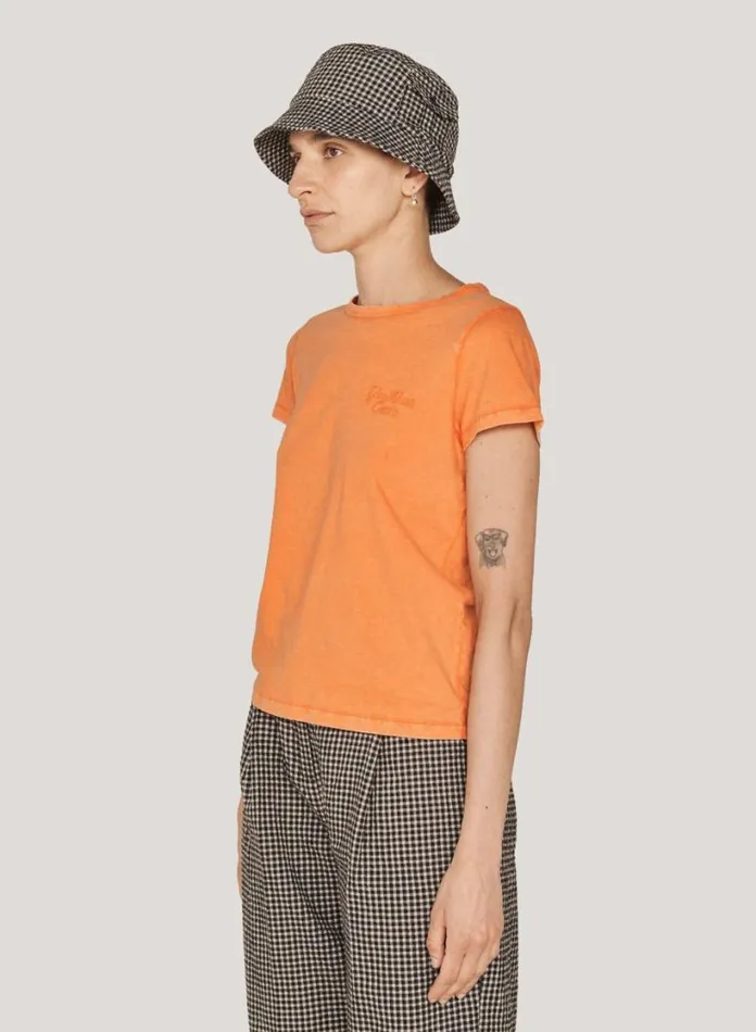 YMC Day T Shirt Orange Womens TShirts
