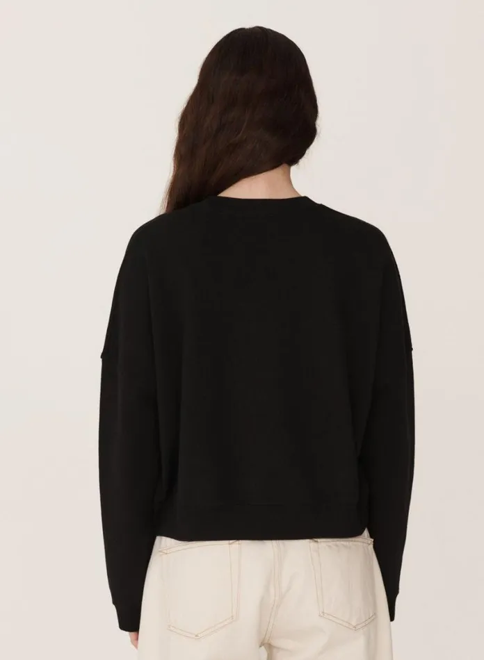 YMC Earth Almost Grown Sweatshirt Black Womens Earth