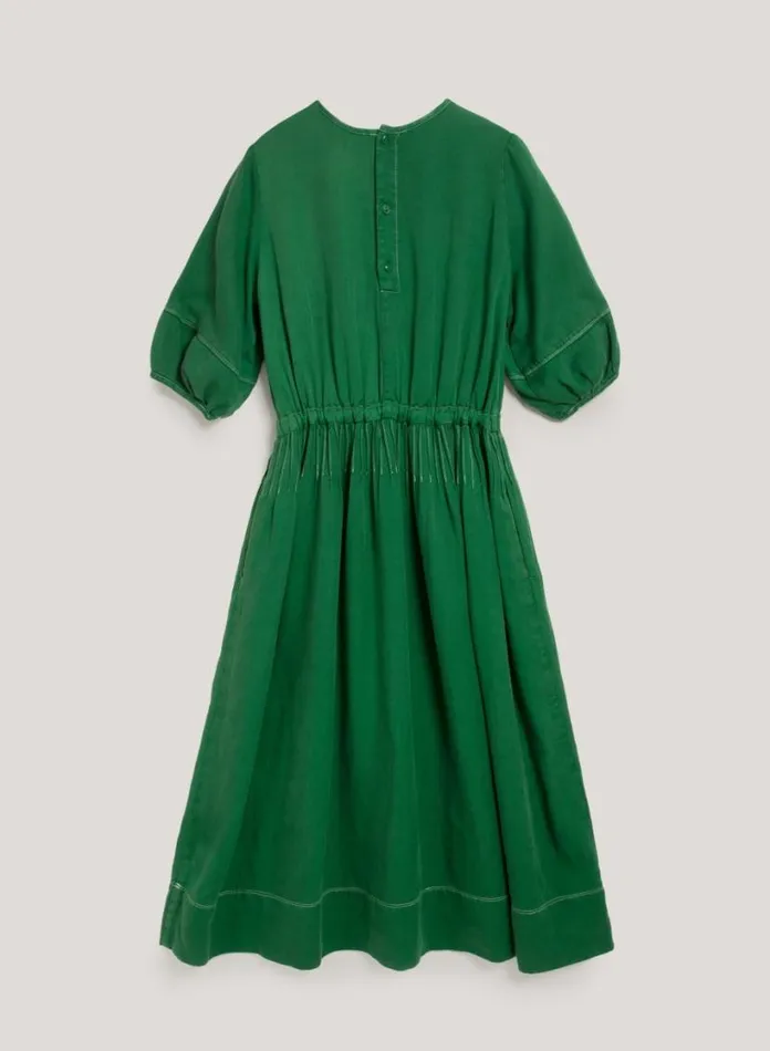 YMC Garden Dress Green Womens Dresses