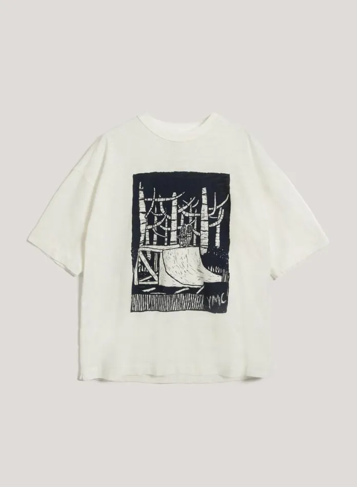 YMC Its Out There T Shirt White Womens TShirts