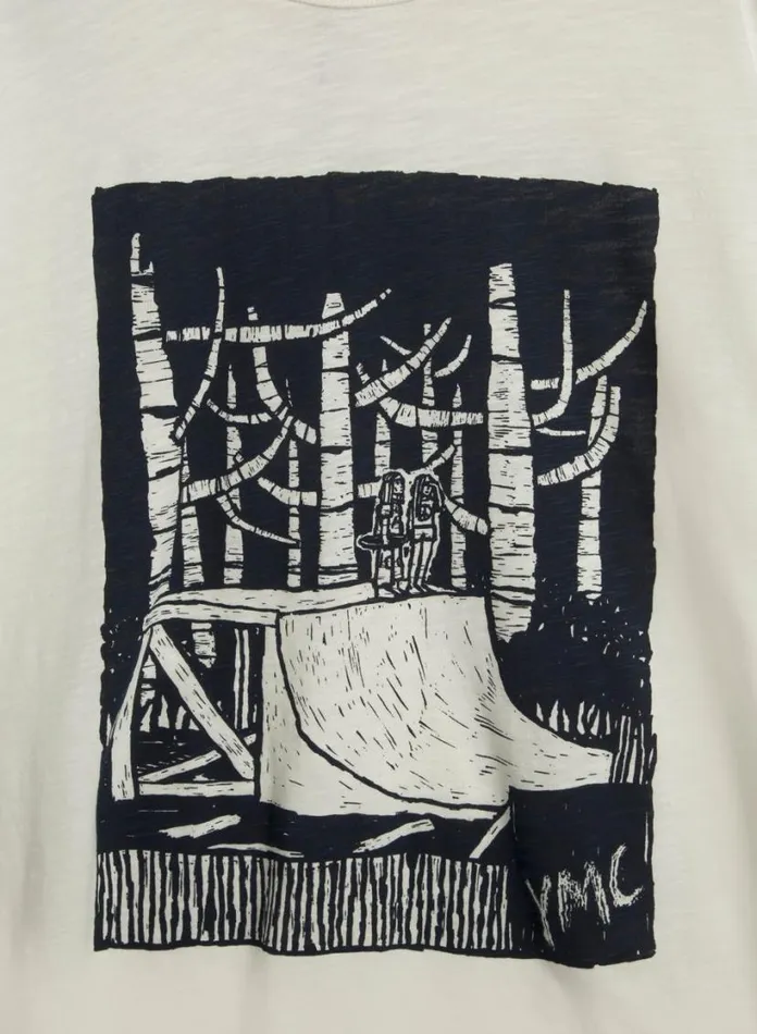 YMC Its Out There T Shirt White Womens TShirts