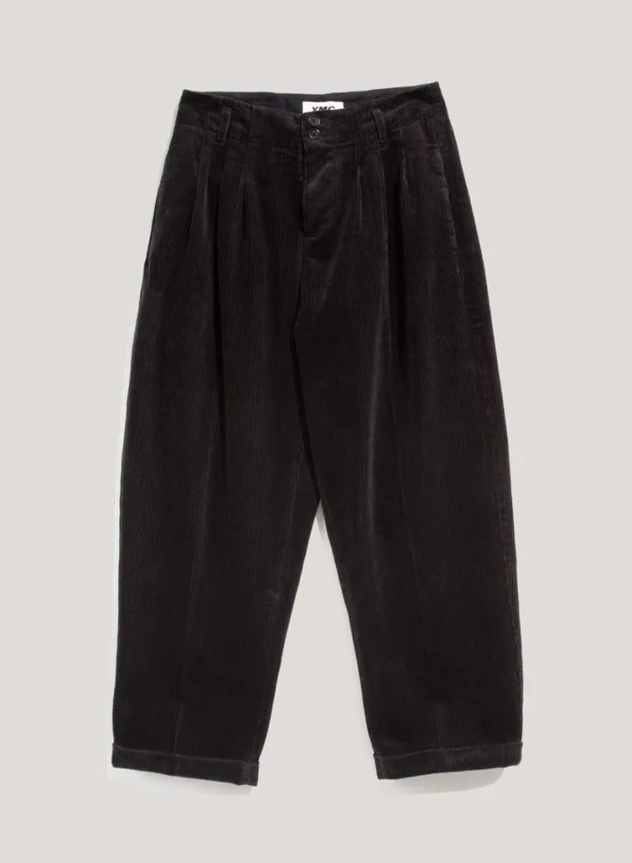 YMC Keaton Corduroy Trousers Black Womens Trousers