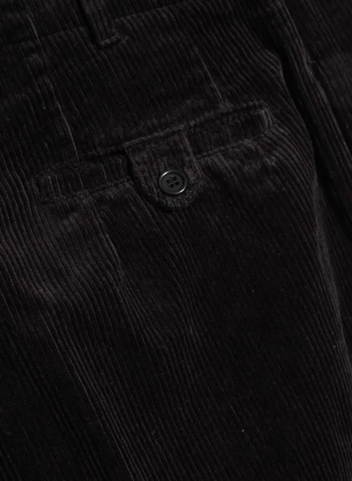 YMC Keaton Corduroy Trousers Black Womens Trousers