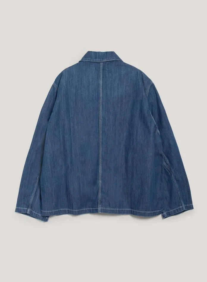 YMC Labour Chore Jacket Indigo Mens Outerwear