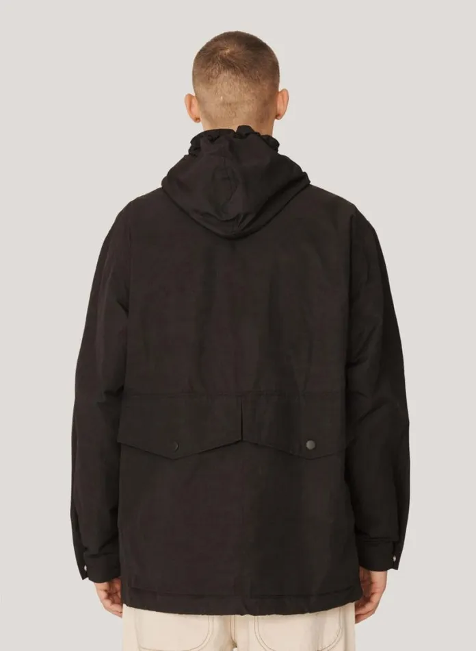 YMC Trail Hooded Ripstop Jacket Black Mens Outerwear