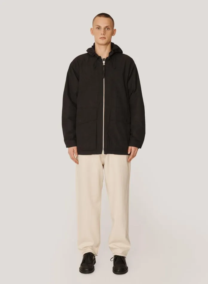 YMC Trail Hooded Ripstop Jacket Black Mens Outerwear