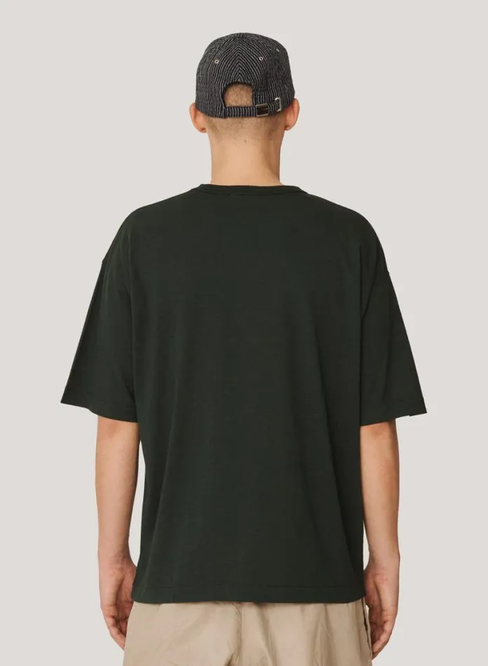 YMC Triple Organic Cotton TShirt Green Mens TShirts