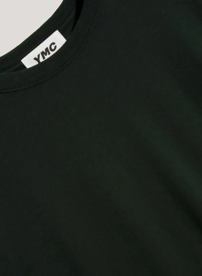 YMC Triple Organic Cotton TShirt Green Mens TShirts