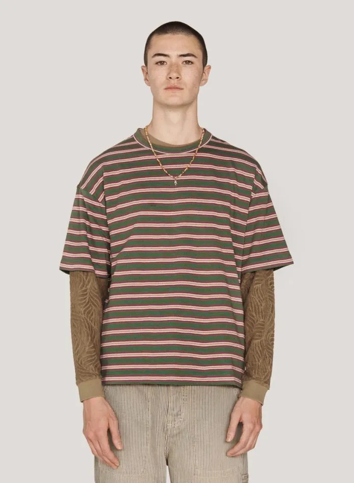 YMC Triple T Shirt Multi Mens TShirts
