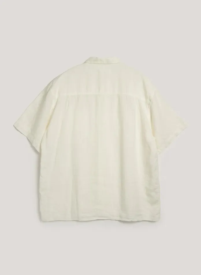 YMC Wray Shirt White Mens Shirts
