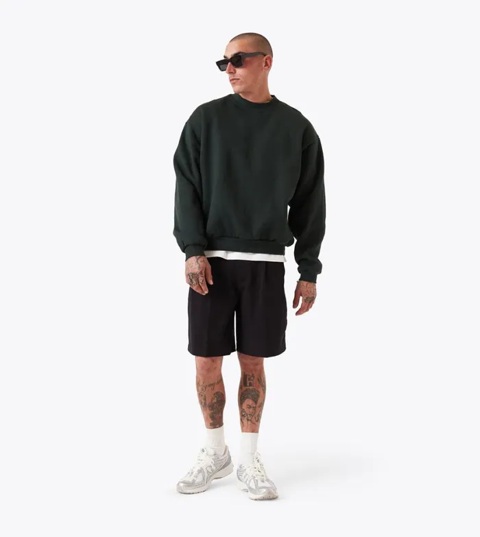Zanerobe Hoodies and Sweaters Men Box Crew Forest