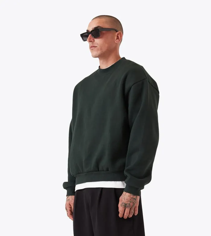 Zanerobe Hoodies and Sweaters Men Box Crew Forest