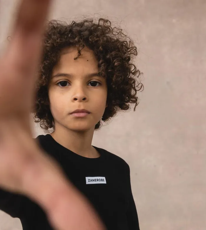Zanerobe Kids Men Kids Box LS Tee Black