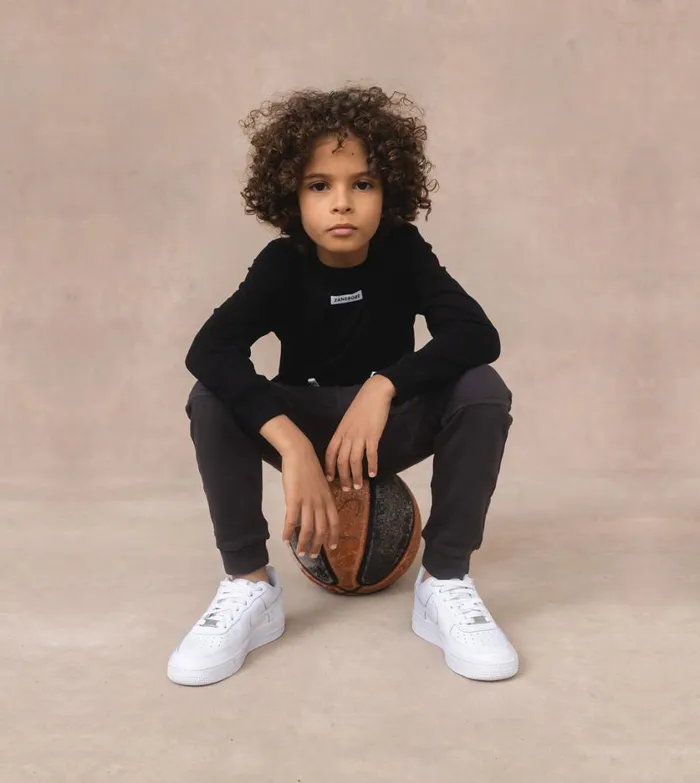 Zanerobe Kids Men Kids Box LS Tee Black