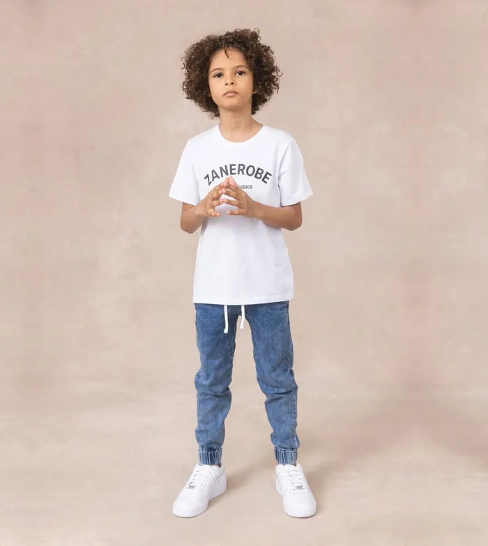 Zanerobe Kids Men Kids DS Box Tee White