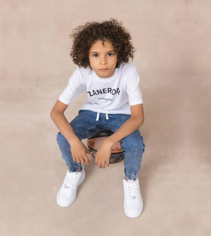 Zanerobe Kids Men Kids DS Box Tee White