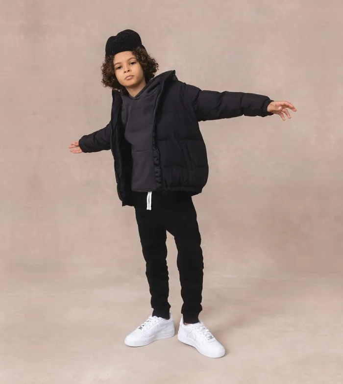 Zanerobe Kids Men Kids Smallshot Orgo Jogger Black