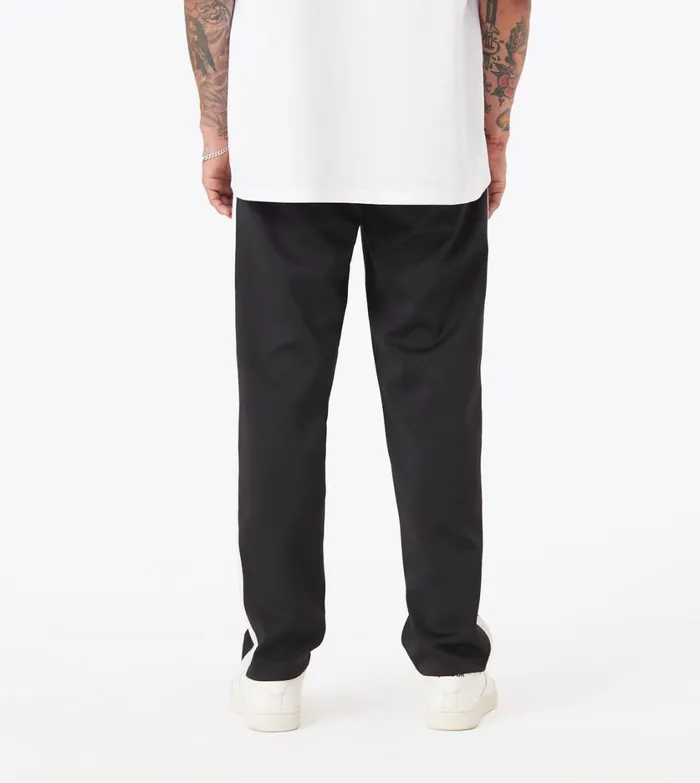 Zanerobe Pants Men Stitched Football Trackpant Black