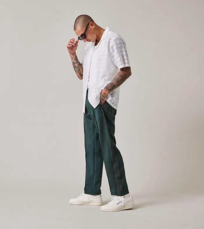 Zanerobe Pants Men ZR Football Trackpant Dk Forest