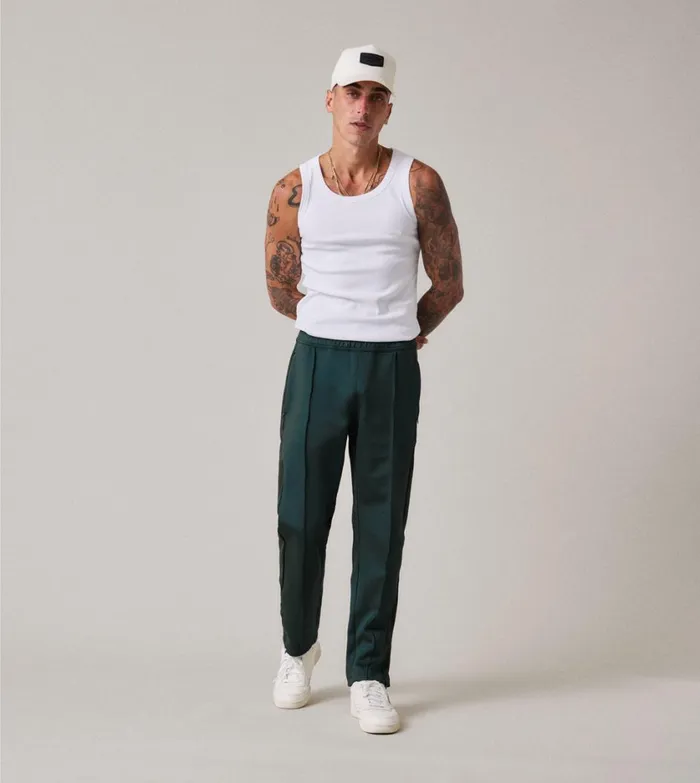 Zanerobe Pants Men ZR Football Trackpant Dk Forest