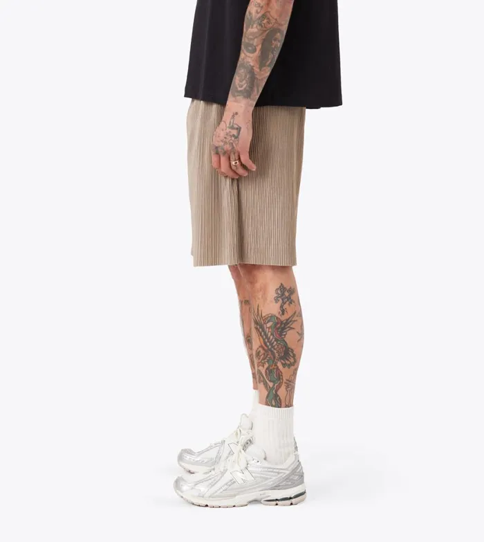 Zanerobe Shorts Men Pleated Short Khaki