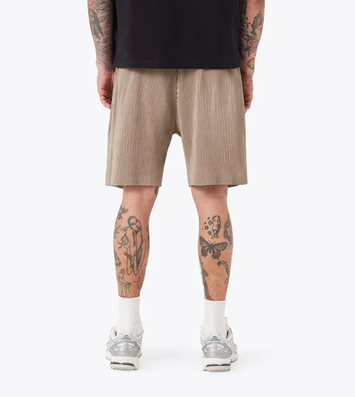 Zanerobe Shorts Men Pleated Short Khaki