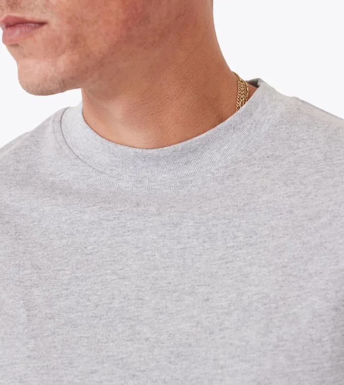 Zanerobe Tees and Tanks Men Box LS Tee Grey Marle