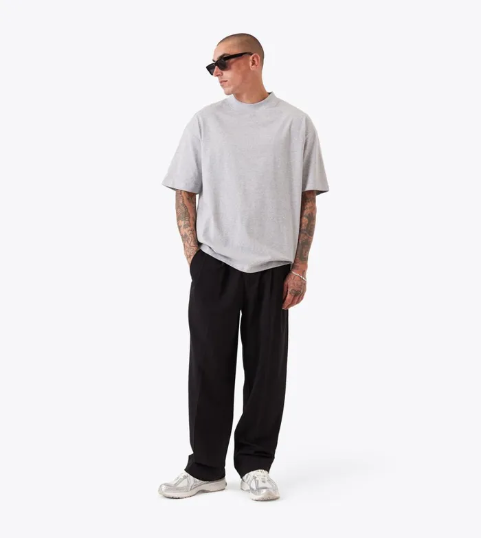 Zanerobe Tees and Tanks Men Lounge Tee Grey Marle