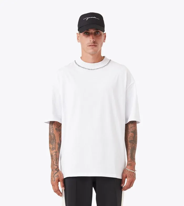 Zanerobe Tees and Tanks Men Stitched Lounge Tee White