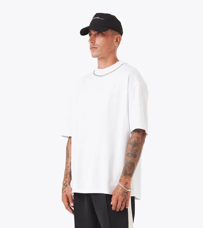 Zanerobe Tees and Tanks Men Stitched Lounge Tee White